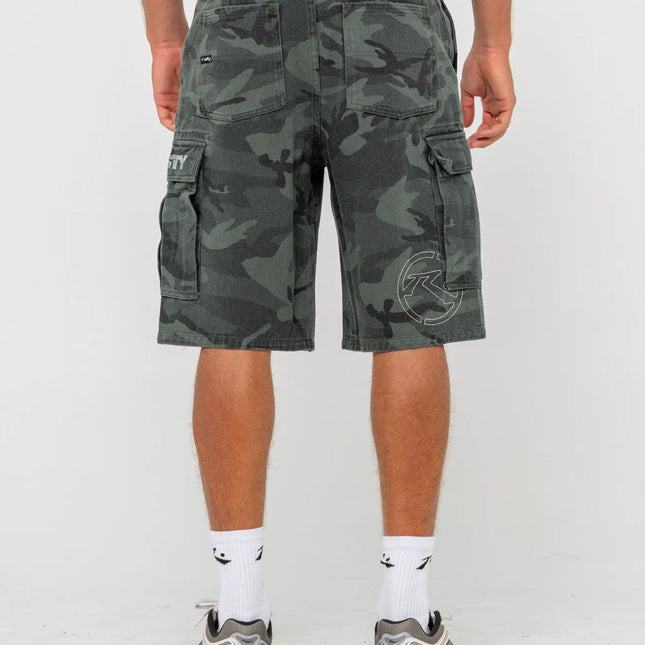 Rusty - Commando Camo Cargo Short