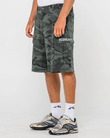 Rusty - Commando Camo Cargo Short