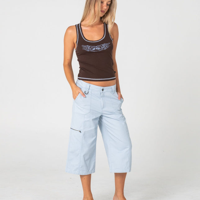 Rusty - It Gyrl Low Rise Capri Cargo Pant