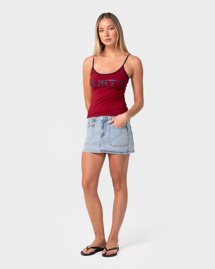 Rusty - Tank Girl Contrast Staple Singlet