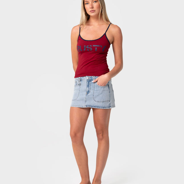 Rusty - Tank Girl Contrast Staple Singlet