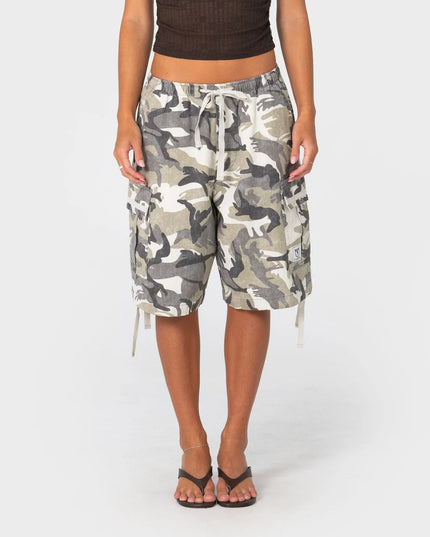Rusty - River Camo Low Rise Baggy Cargo Short