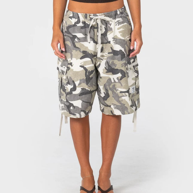 Rusty - River Camo Low Rise Baggy Cargo Short