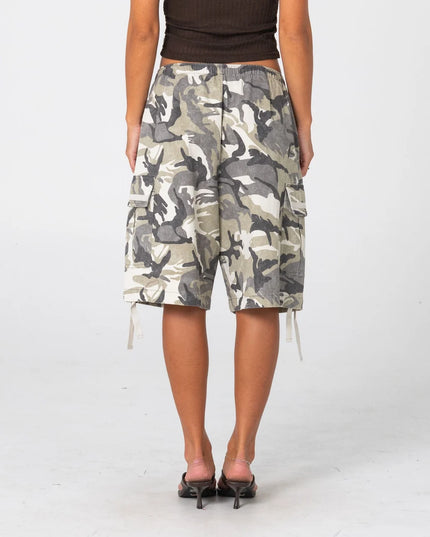 Rusty - River Camo Low Rise Baggy Cargo Short