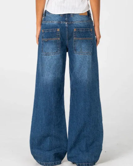 Rusty - Wendy Wide Low Rise Denim Jean
