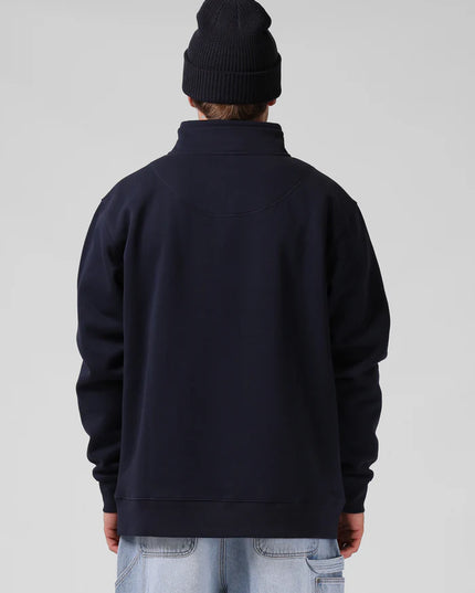 RPM - Track 1/4 Zip Sweater (Navy)