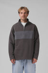 RPM -90's  1/4 Zip Sweater (Char/Dark Grey)