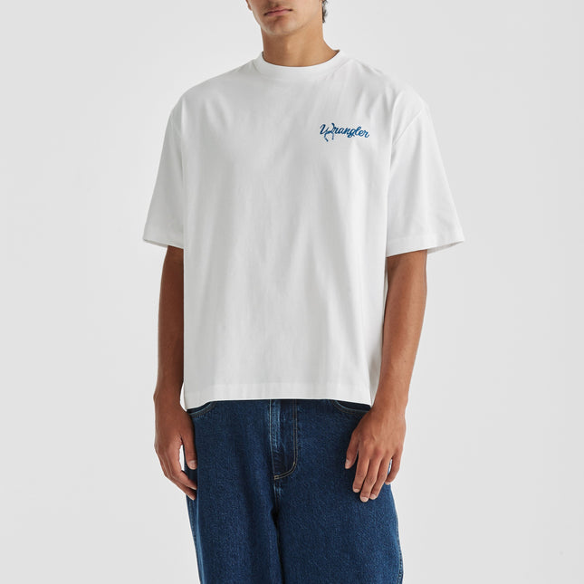 Wrangler - Lucky you Boxcar Tee (White)