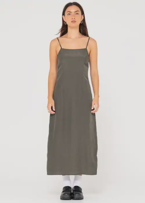 Rusty - Porter Midi Dress (Sage Leaf)