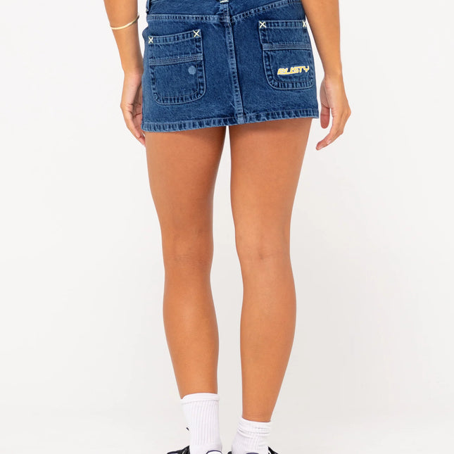 Rusty - Flip Mommy Low Rise Mini Denim Skirt