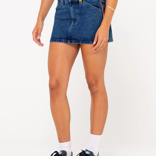 Rusty - Flip Mommy Low Rise Mini Denim Skirt