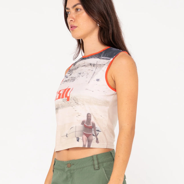 Rusty - All Ova Slim Fit Sleeveless Skimmer Tank