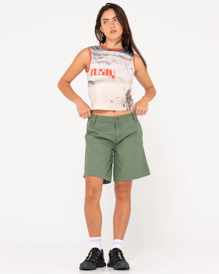 Rusty - All Ova Slim Fit Sleeveless Skimmer Tank