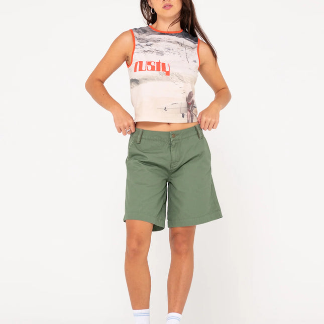 Rusty - All Ova Slim Fit Sleeveless Skimmer Tank