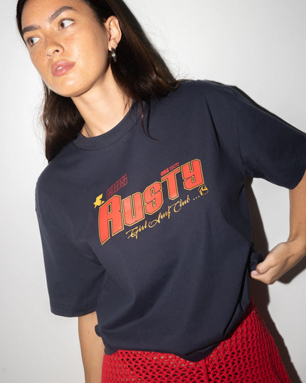 Rusty - Girls Oversize Short Sleeve Tee