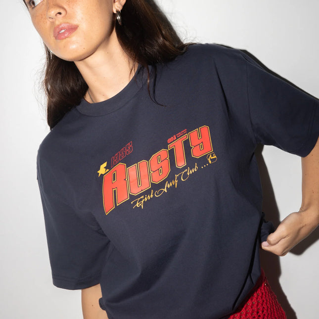 Rusty - Girls Oversize Short Sleeve Tee