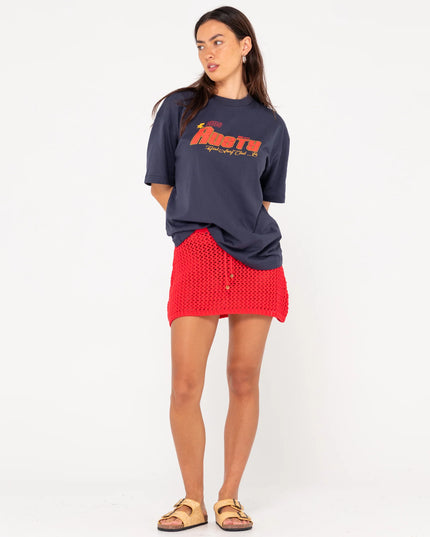Rusty - Girls Oversize Short Sleeve Tee