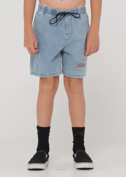 Rusty - MANILA FOLDER DENIM SHORT BOYS (Ash Blue 2)