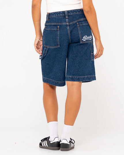 Rusty - Billie Low Rise Carpenter Jort (Deep Blue)