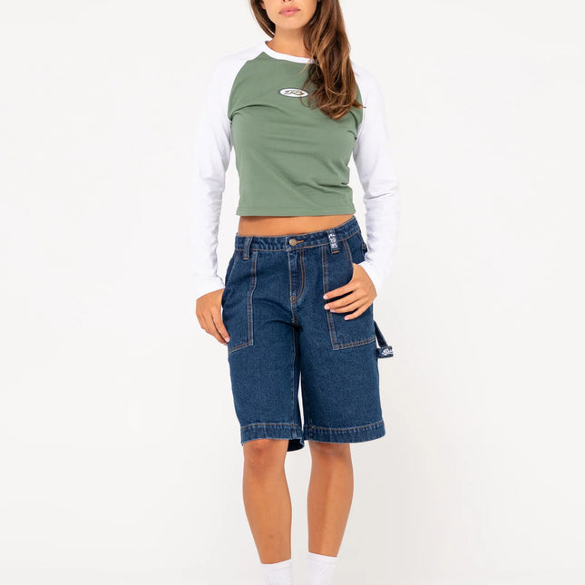 Rusty - Billie Low Rise Carpenter Jort (Deep Blue)