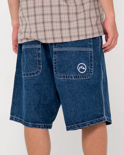 Rusty - Flip Daddy Tapeless Jort (Deep Sea Blue)