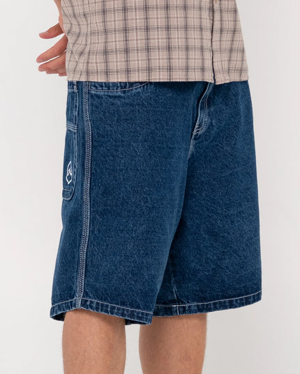 Rusty - Flip Daddy Tapeless Jort (Deep Sea Blue)