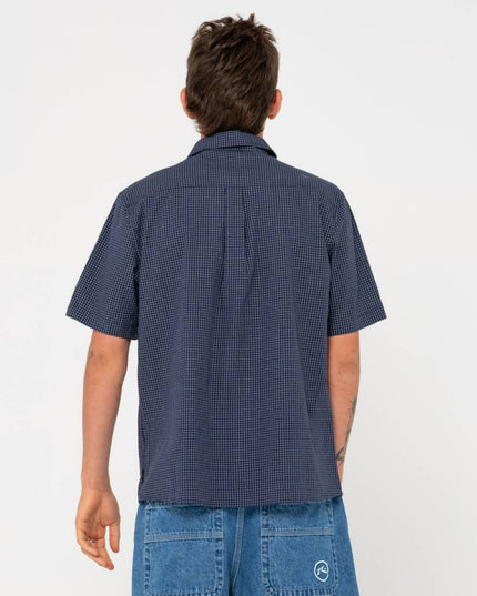 Rusty - Commodore Short Sleeve Shirt (Navy Blue)