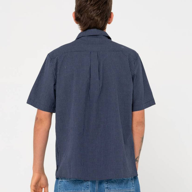 Rusty - Commodore Short Sleeve Shirt (Navy Blue)
