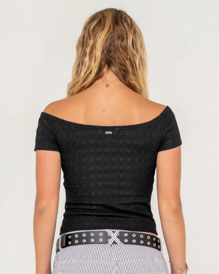 Rusty - Ciao Bella Off Shoulder Top