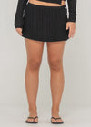 Rusty - I Kissed A Pearl Lace Wrap Mini Skirt