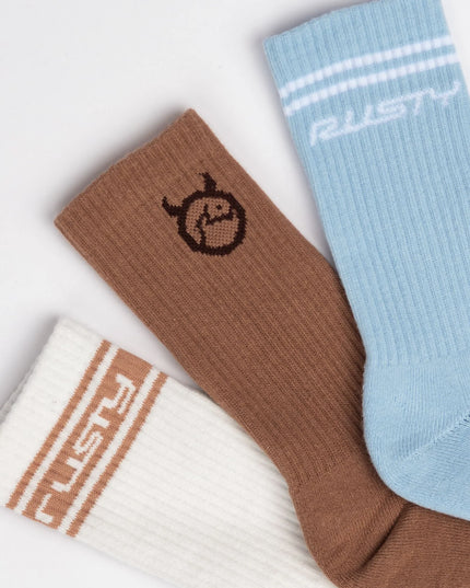 Rusty - Shake Up Crew Sock 3-Pack