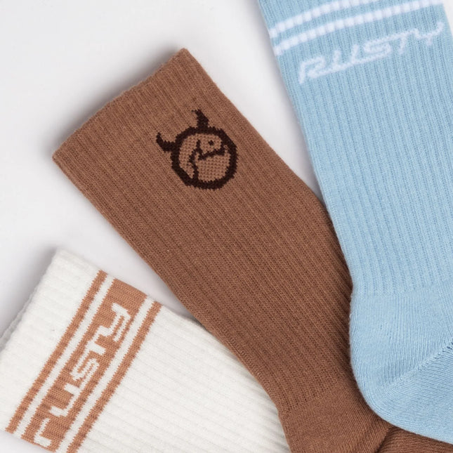 Rusty - Shake Up Crew Sock 3-Pack
