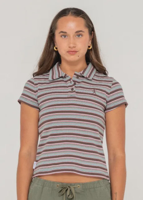 Rusty - Blazed Stripe Baby Polo Tee