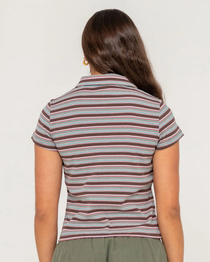 Rusty - Blazed Stripe Baby Polo Tee