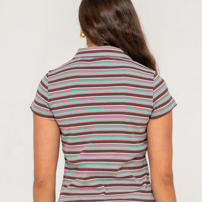 Rusty - Blazed Stripe Baby Polo Tee