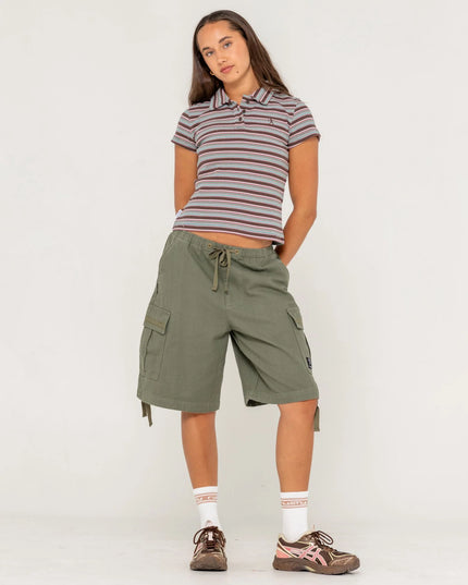 Rusty - Blazed Stripe Baby Polo Tee