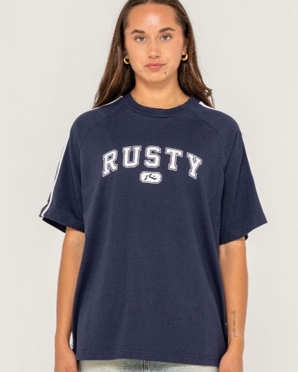 Rusty - All Saint Collegiate OG Oversize Tee