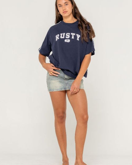 Rusty - All Saint Collegiate OG Oversize Tee