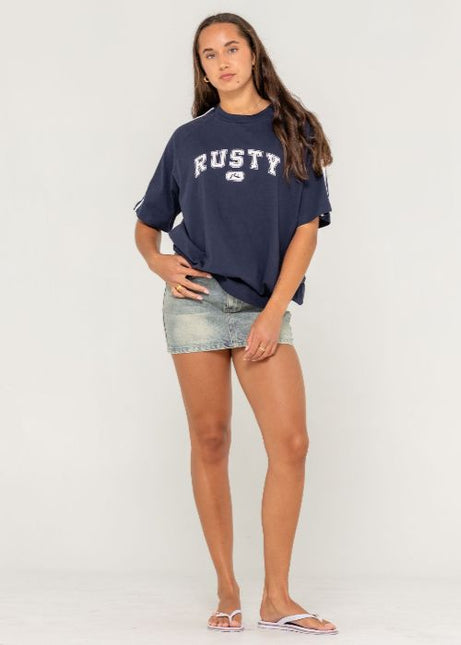 Rusty - All Saint Collegiate OG Oversize Tee