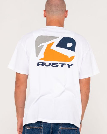Rusty - Phenom Short Sleeve Tee (White 5)