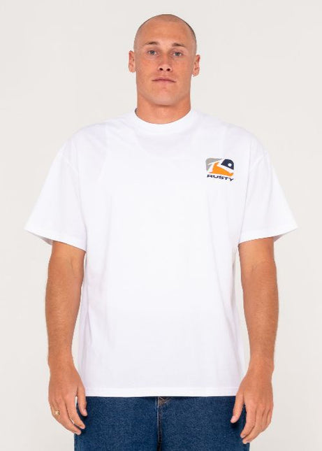 Rusty - Phenom Short Sleeve Tee (White 5)