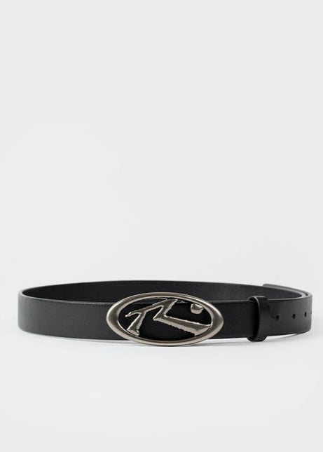 Rusty - R Dot Buckle Leather Belt