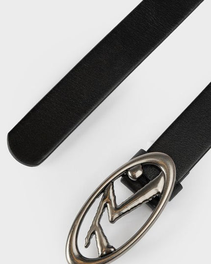 Rusty - R Dot Buckle Leather Belt