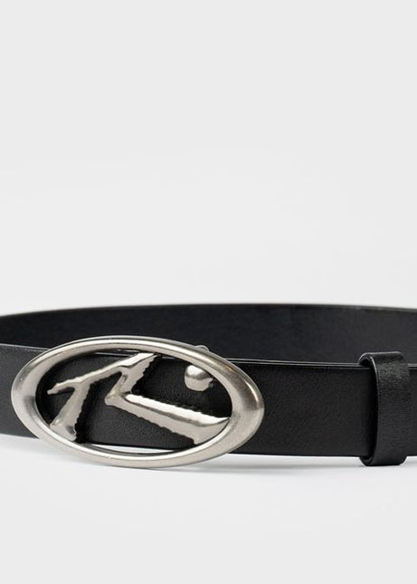Rusty - R Dot Buckle Leather Belt
