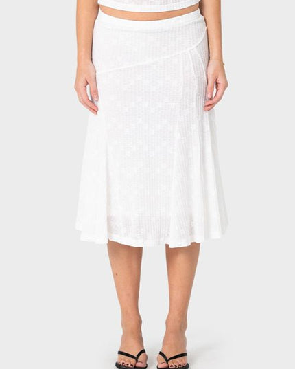 Rusty - Roma Low Rise Lace Midi Skirt