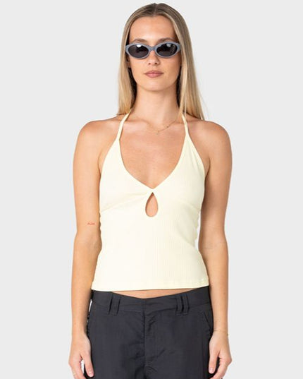 Rusty - Emma Cut Out Skimmer Tank (Pale Banana)