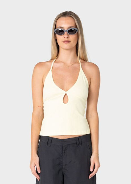 Rusty - Emma Cut Out Skimmer Tank (Pale Banana)