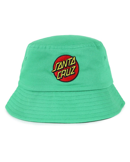 Santa Cruz - Classic Dot Patch Bucket Hat (Black) - Westside Surf + Street