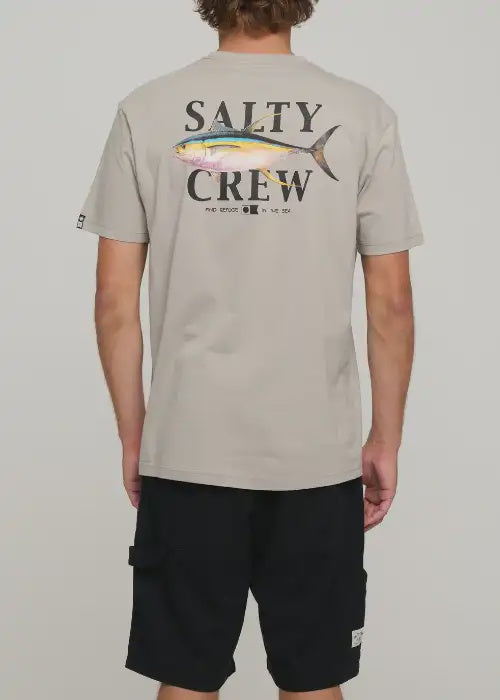 Salty Crew - Yellowfin Premium Short Sleeve Tee (Stone Grey)