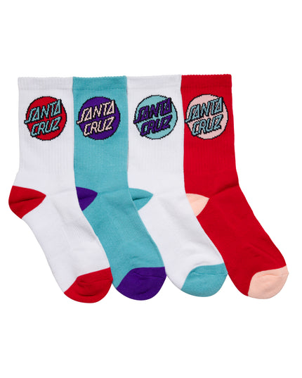 Santa Cruz - Other Dot Crew Socks 4 pack